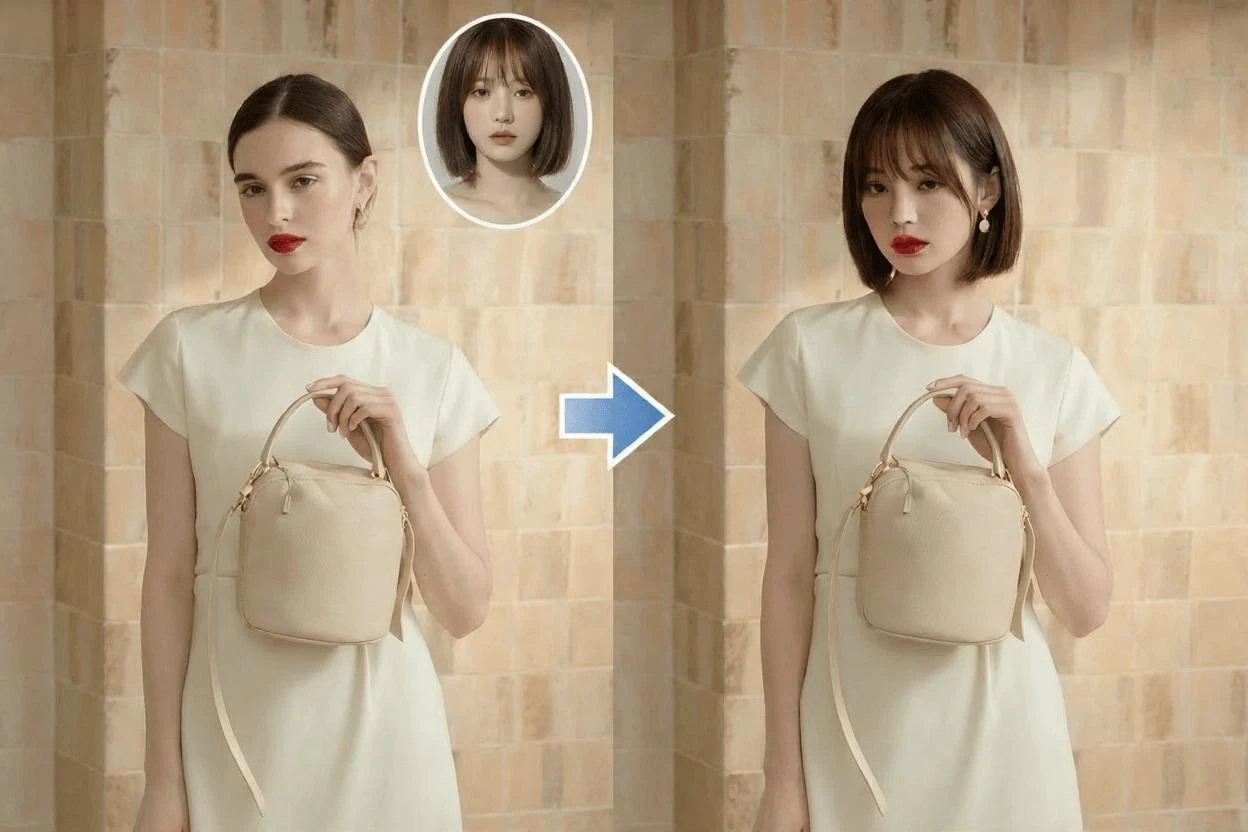 AI姿势变换效果1 - 侧身姿势